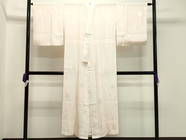 平和屋着物●長襦袢 無双仕立て 舞梅地紋 暈し染め 正絹 gh