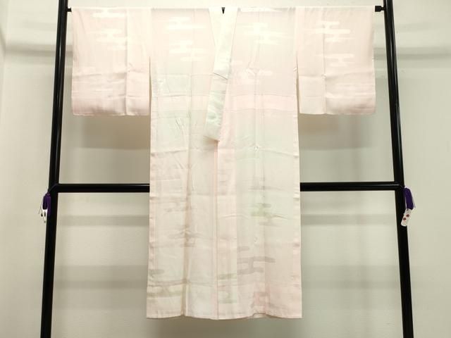 平和屋着物●長襦袢 無双仕立て エ霞地紋 暈し染め 正絹 ♥ gh