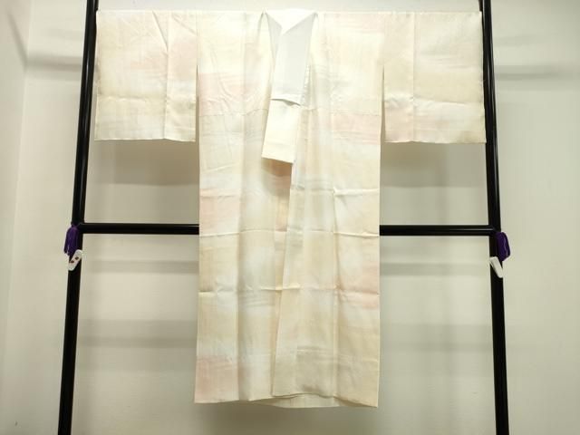 平和屋着物●長襦袢 無双仕立て 霞地紋 暈し染め 正絹 ♥ gh