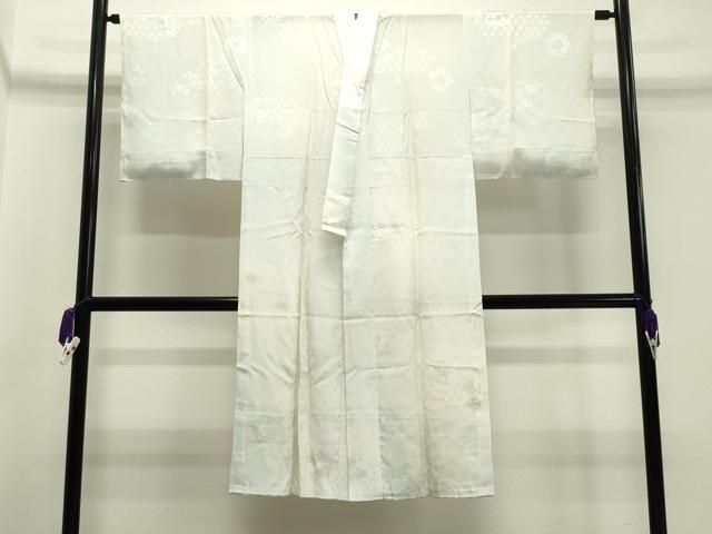 平和屋着物●長襦袢 無双仕立て 花丸地紋 暈し染め 正絹 ♥ gh