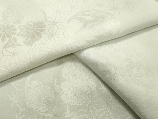 平和屋着物 長襦袢 無双仕立て 花丸地紋 暈し染め 正絹 gh