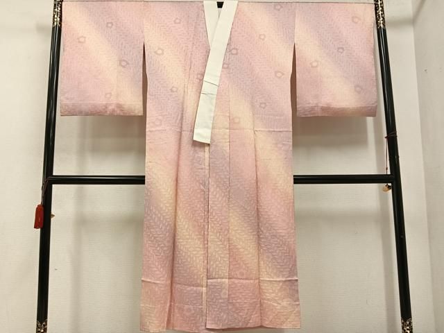 平和屋着物 長襦袢 無双仕立て 辻が花地紋 暈し染め 正絹 ph