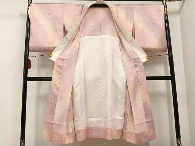 平和屋着物 長襦袢 無双仕立て 辻が花地紋 暈し染め 正絹 ph