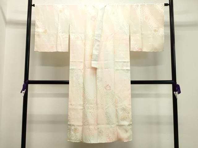 平和屋着物●長襦袢 袷 辻が花地紋 絞り 暈し染め 正絹 ♥ gh
