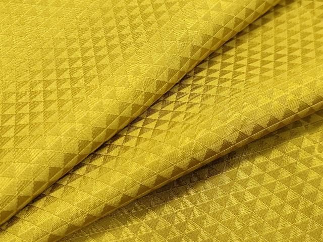 平和屋着物●長襦袢　無双仕立て　鱗地紋　黄金色　正絹　逸品　CABA1436gh 平和屋着物○長襦袢 無双仕立て 鱗地紋 黄金色 正絹 逸品 CABA1436gh