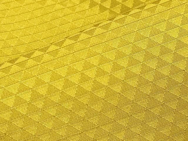 平和屋着物●長襦袢　無双仕立て　鱗地紋　黄金色　正絹　逸品　CABA1436gh 平和屋着物○長襦袢 無双仕立て 鱗地紋 黄金色 正絹 逸品 CABA1436gh