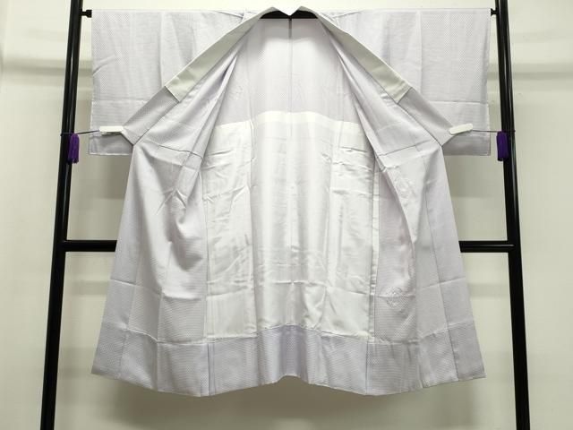 平和屋着物●中国三大刺繍 スワトウ刺繍 長襦袢 無双仕立て 鳳凰花文 薄梅鼠色 正絹 ♥ gh