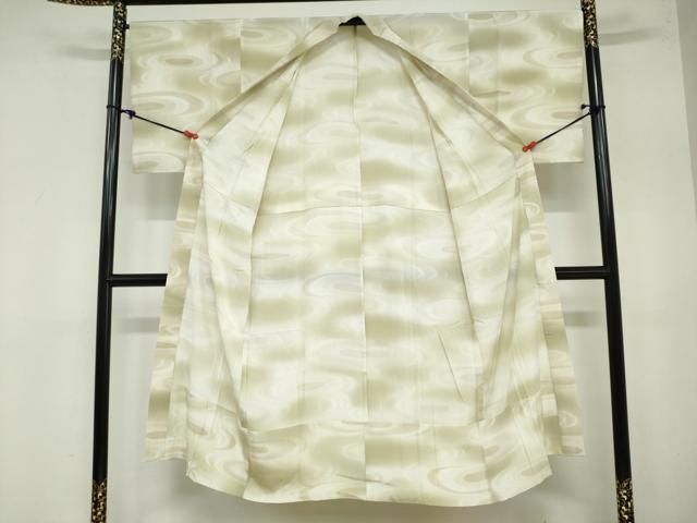 平和屋着物○男性 長襦袢 無双仕立て 流水文 暈し染め 正絹 逸品