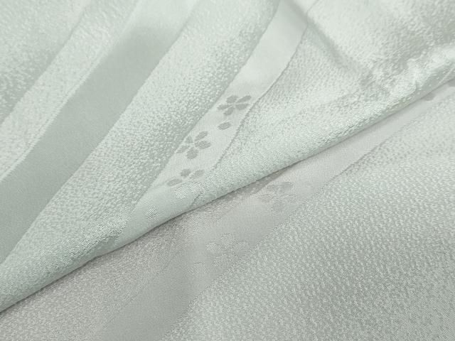 平和屋着物○長襦袢 無双仕立て 作家物 吉祥ぼかし 舞花地紋 正絹 逸品