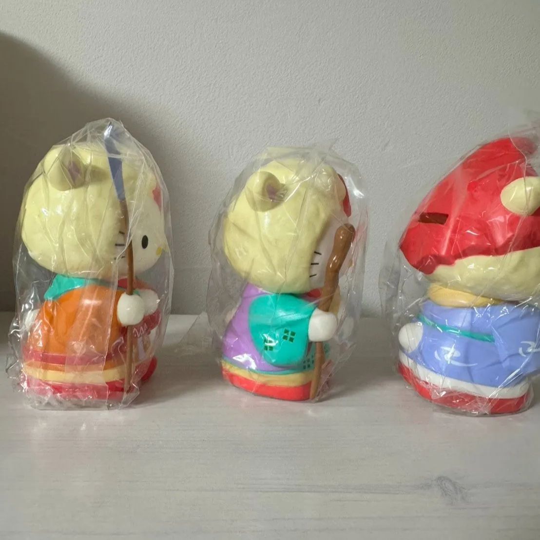 ☆レア七福ひつじキティちゃん貯金箱コインバンク - メルカリ