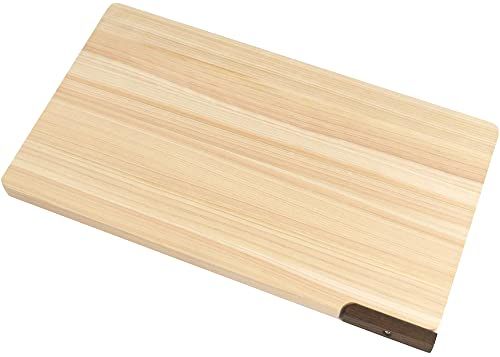 ダイワ産業 まな板 木製 ひのき 日本製 防カビ スタンド付き 厚型 42 cm ナチュラル