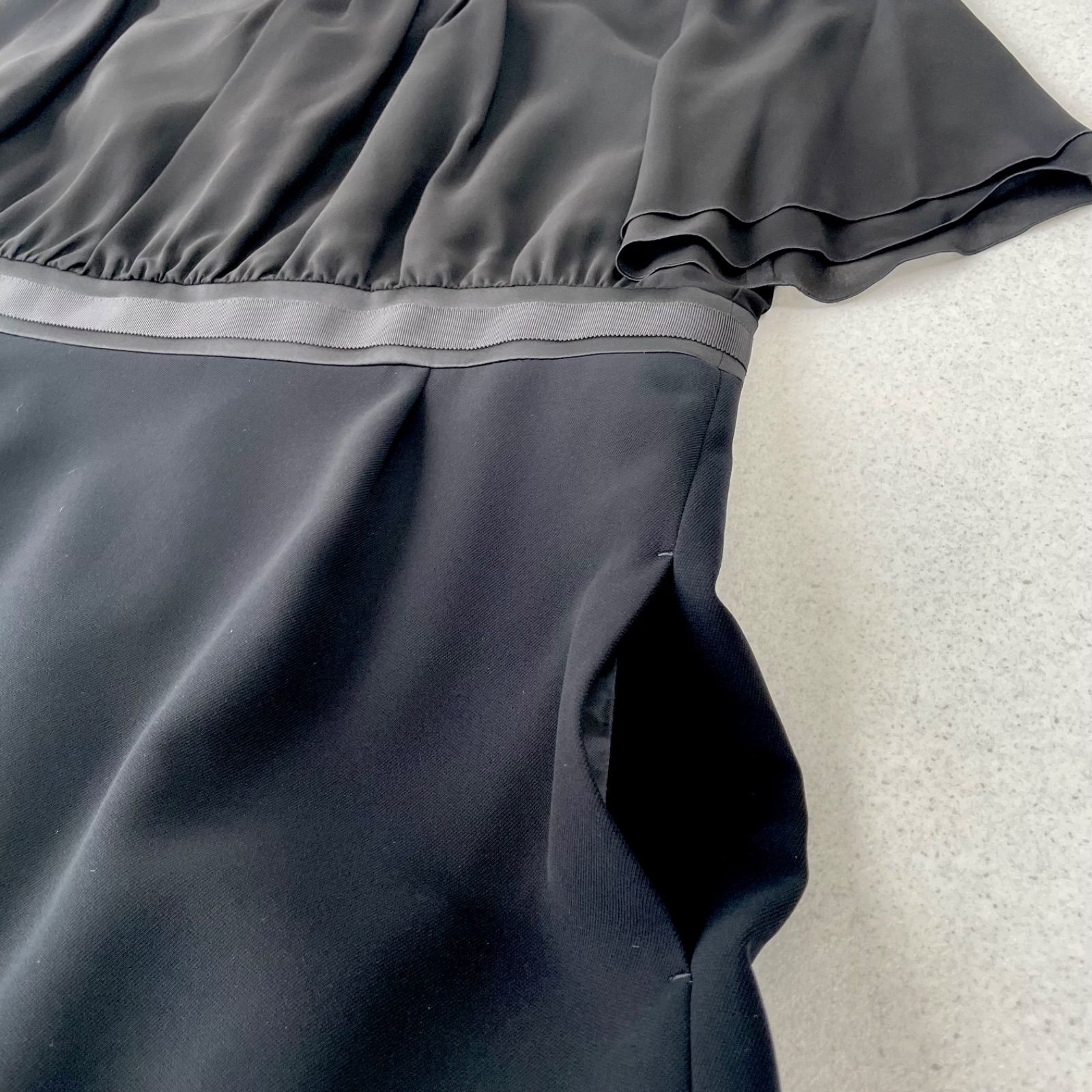 シフォン切替ワンピース