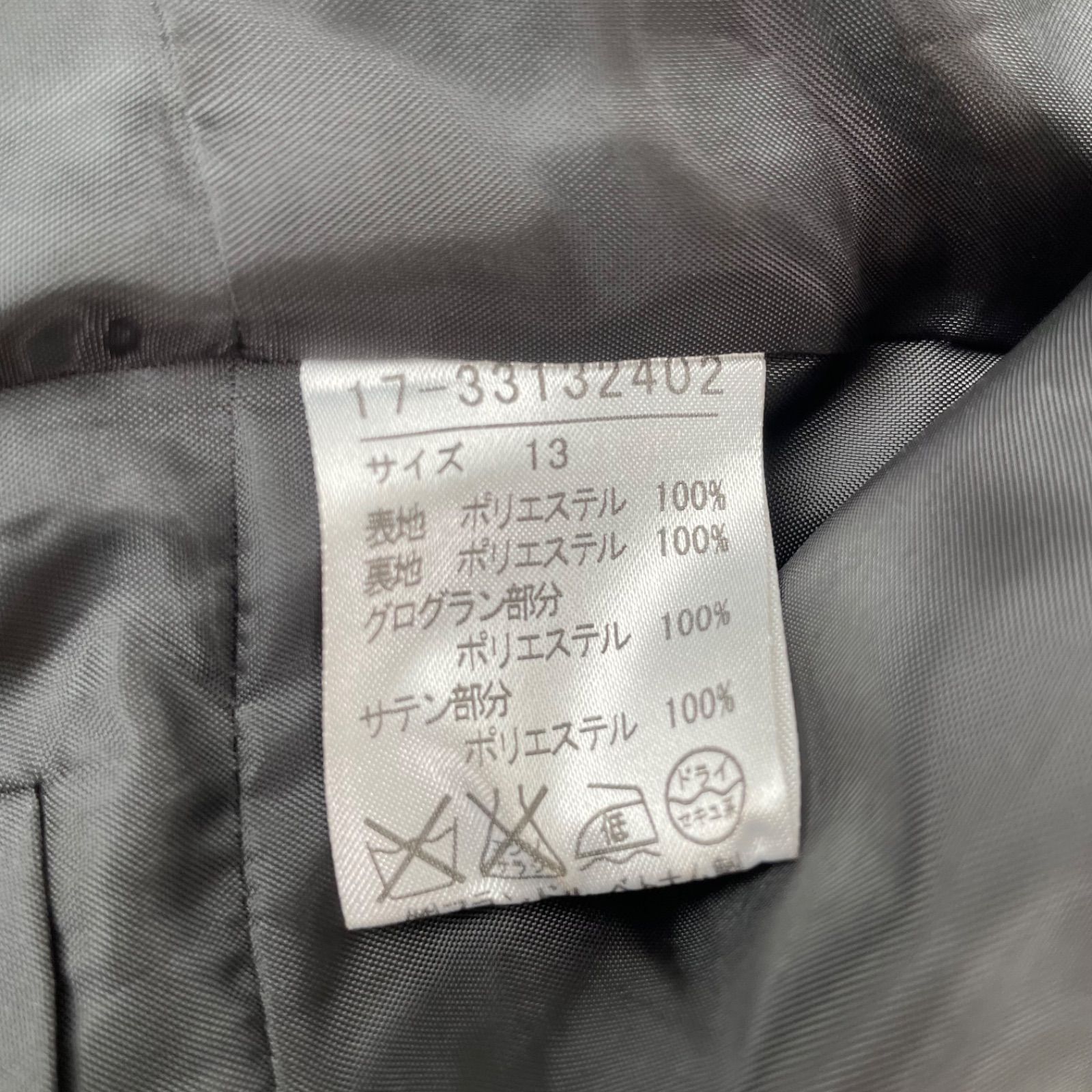 りぼん付きジャケット シフォン切替ワンピース