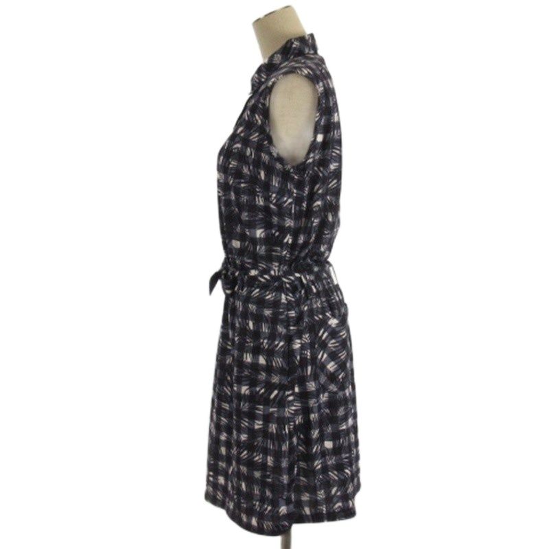 アドミラル Admiral ボタニカル柄 ノースリーブ ワンピース ひざ丈 総