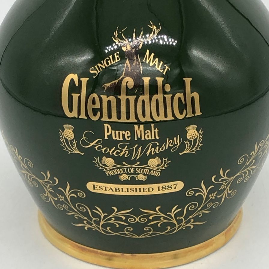グレンフィディック 18年 緑 グリーン 陶器ボトル シングル モルト【X1】