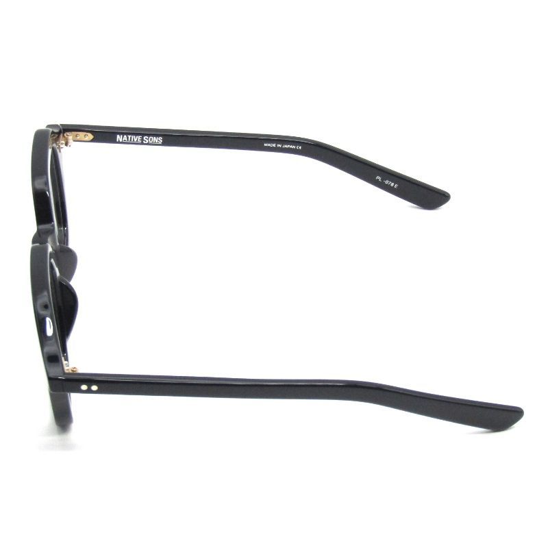 NATIVE SONS ネイティブサンズ メガネフレーム Otis PL-078 E オーティス 多角形 BLACK