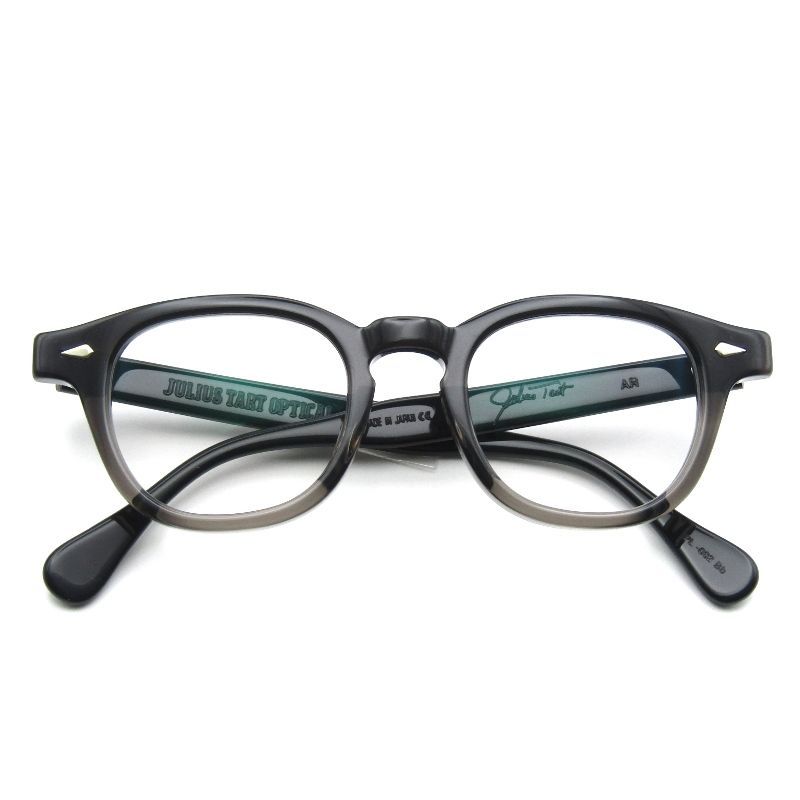 JULIUS TART OPTICAL ジュリアスタートオプティカル サングラス AR 46 22 PL 002 Bb エーアール DARK BLACK FADE