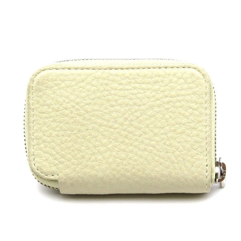 美品 ITTI × MANOF イッチ マノフ ミニ財布 CRISTY COIN WALLET クリスティ  コンパクトウォレット アイボリー   24005767 美品 ITTI × MANOF イッチ マノフ ミニ財布 CRISTY COIN WALLET