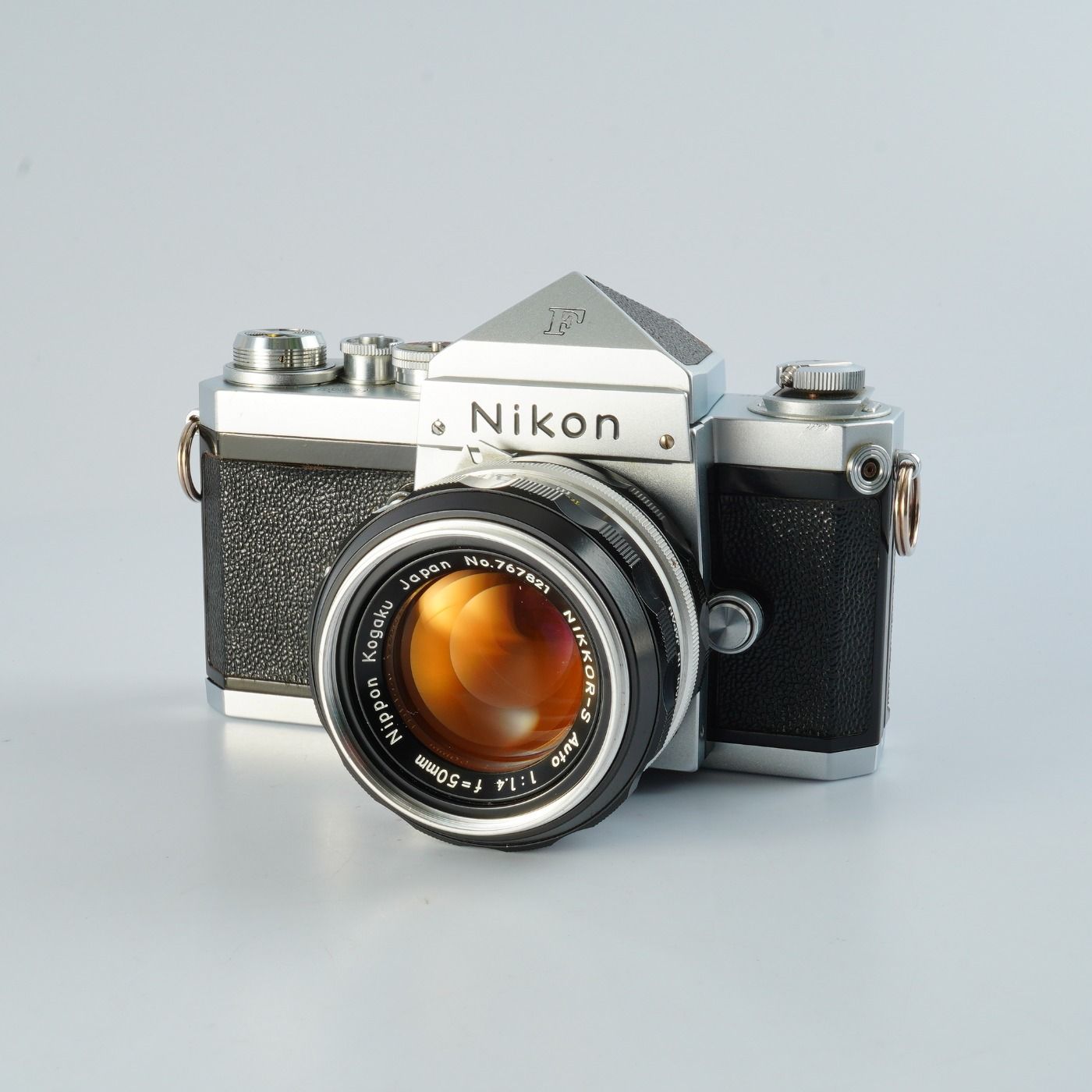 Serviced Nikon ニコン F Eyelevel Early Model Silver NIKKOR 50 mm 1 4 MF フィルム一眼レフカメラ