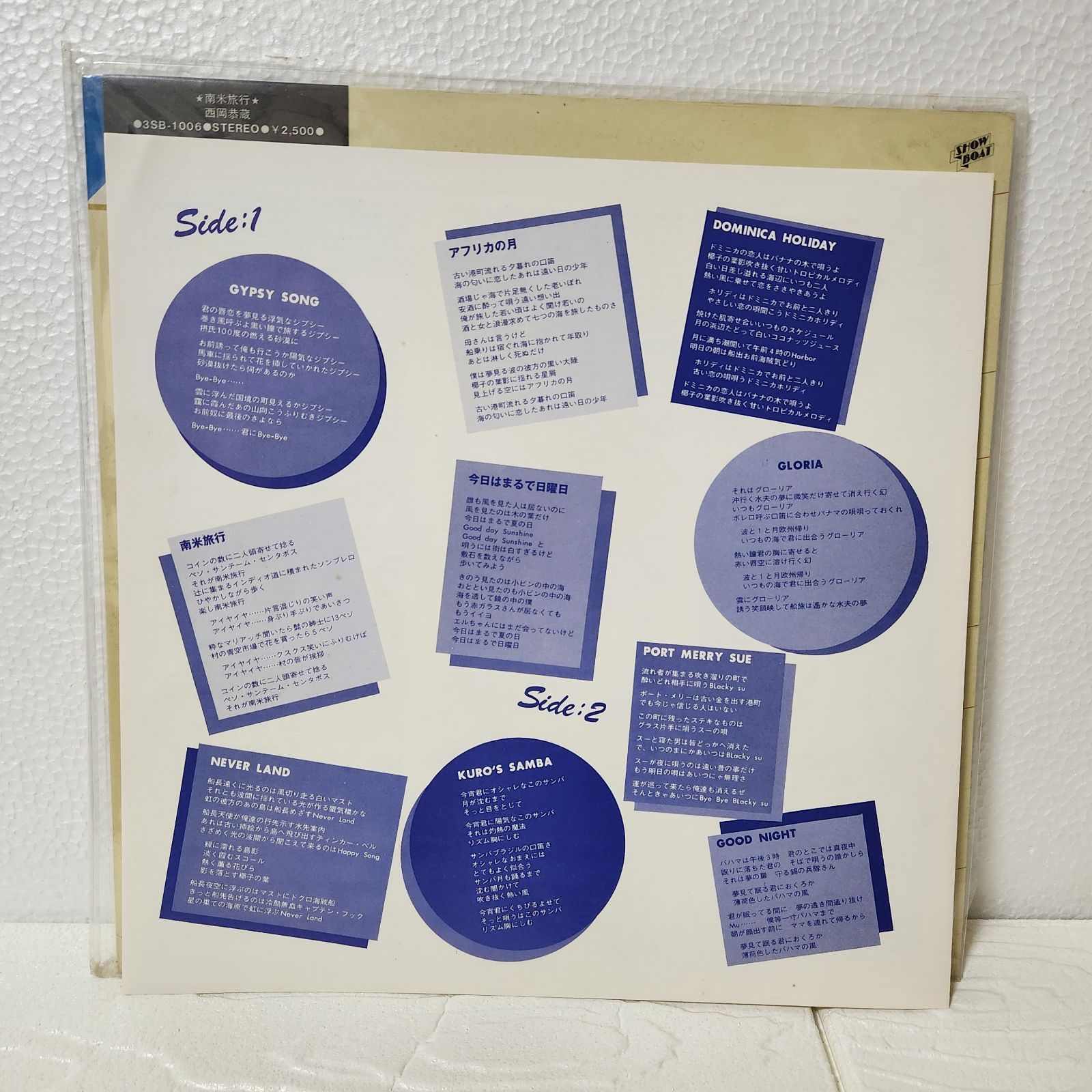 西岡恭蔵 LPレコード 南米旅行【再生未確認】 - メルカリ