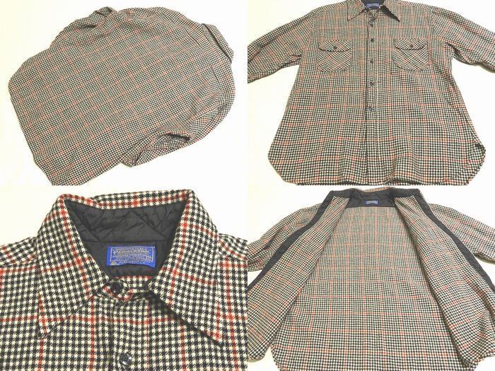 美品 C68 USA製 ヴィンテージ ペンドルトン ウール チェック シャツ