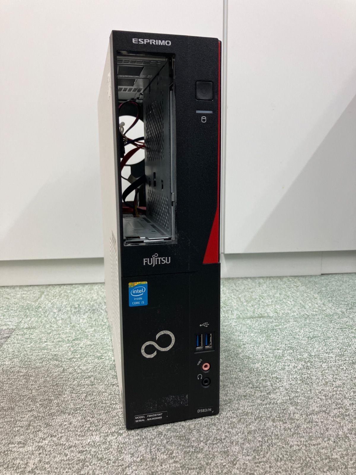 ジャンク FUJITSU ESPRIMO FMVD07007 D583/H CORE i5 デスクトップPC