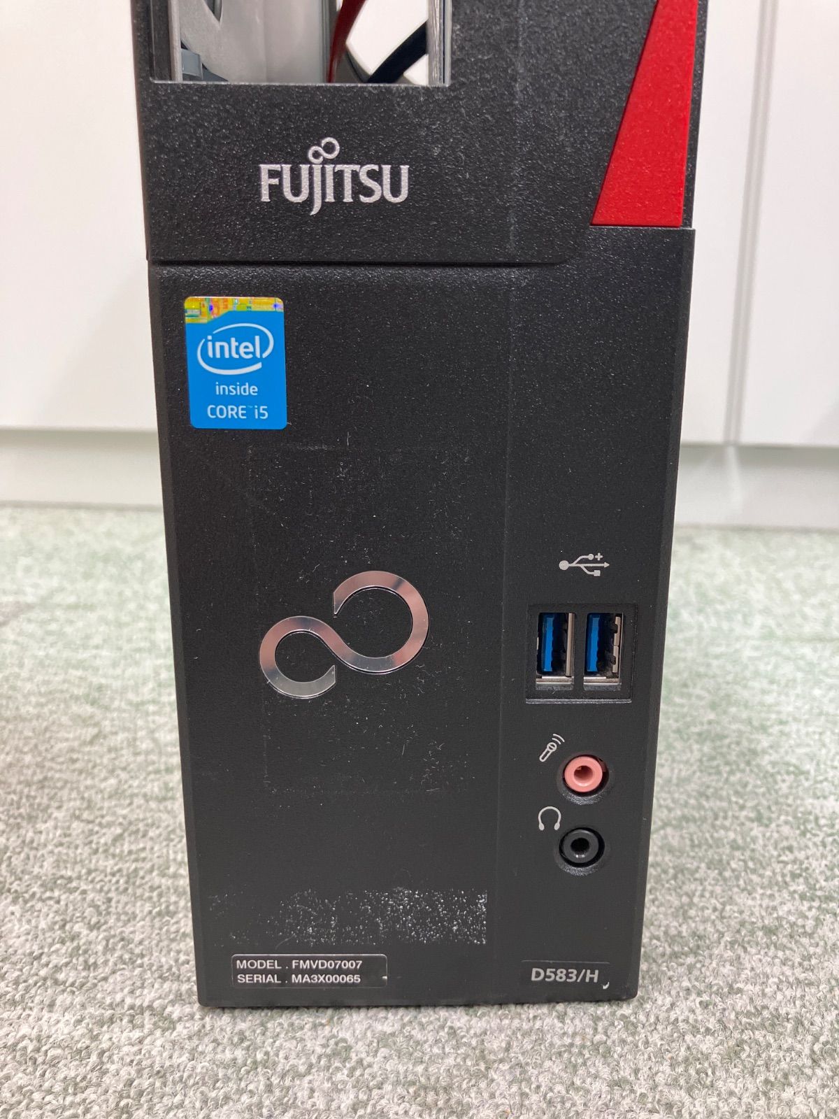 ジャンク FUJITSU ESPRIMO FMVD07007 D583/H CORE i5 デスクトップPC