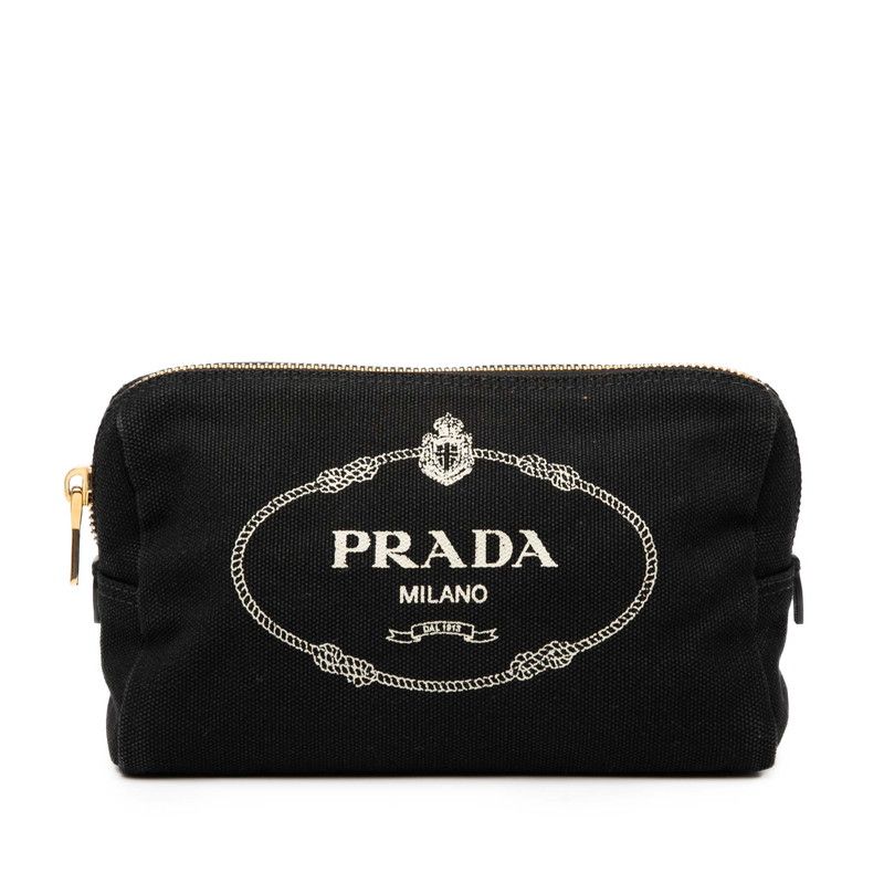 プラダ 1 NA 693 ブラック キャンバス レディース PRADA 247 40564