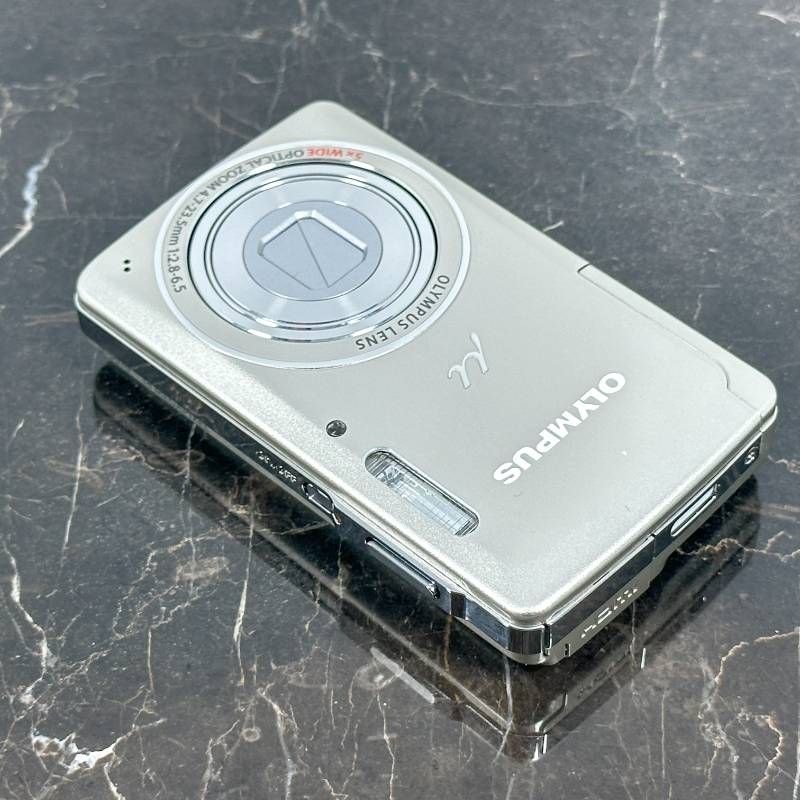 ○中古美品コンパクトデジカメ オリンパスμ-5010 ブルー◇光学5倍