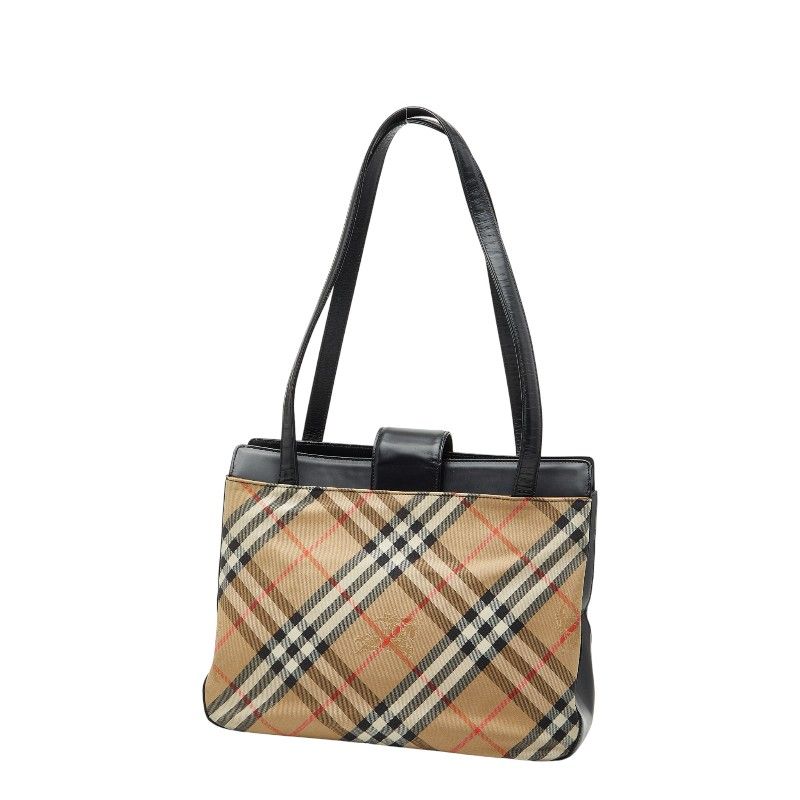 バーバリー ノバチェック シャドーホース トートバッグ ショルダー