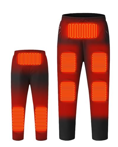 UGIUGI 電熱パンツ ヒーター 男女兼用 8箇所発熱 超速暖 電池不付き 3 段階温度調整 DC|USB 給電式 急速発熱 冬用防寒 軽量ヒートパンツ 作業用 アウトドア向き あったかズボンpo