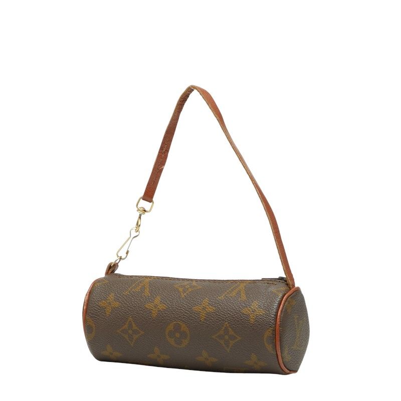 ルイ ヴィトン モノグラム パピヨン ポーチ ポーチのみ ブラウン PVC レザー レディース LOUIS VUITTON 1-0243576