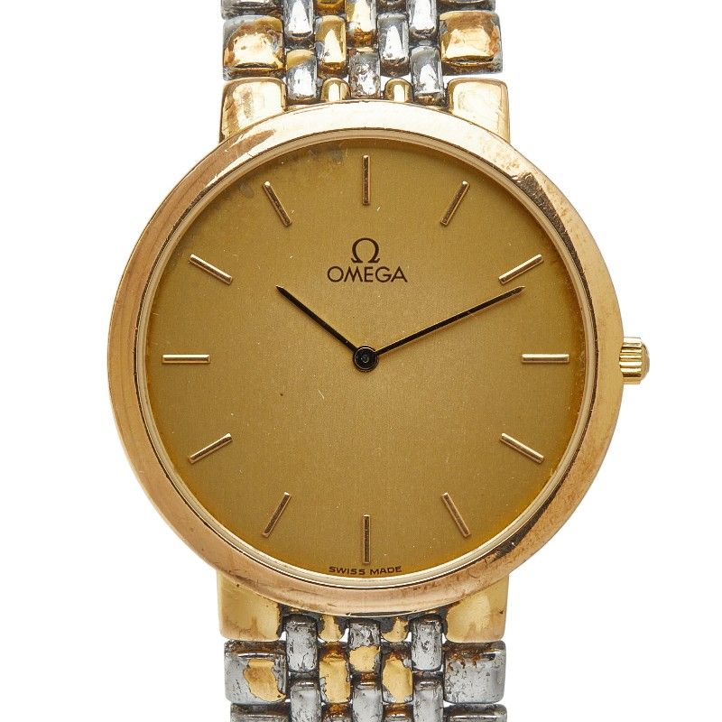 オメガ デビル De Ville ステンレススチール メッキ レディース OMEGA 1 0244211