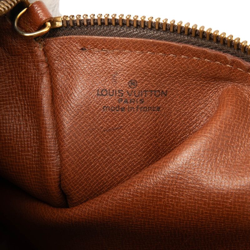 ルイ ヴィトン モノグラム パピヨン30 M51385 ブラウン PVC レザー