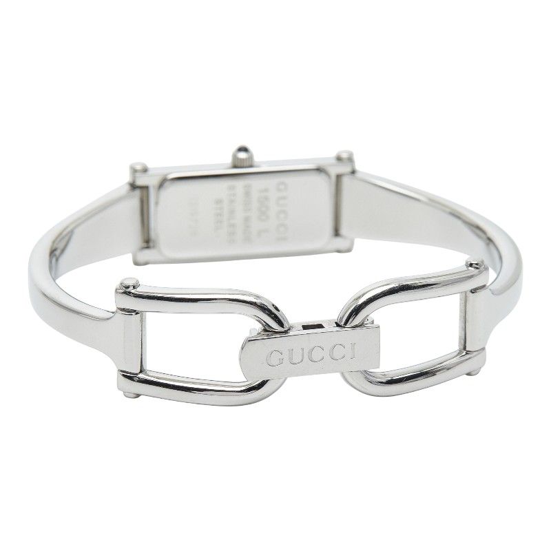 グッチ シェル文字盤(ブルー) 腕時計 バングルウォッチ 1500L