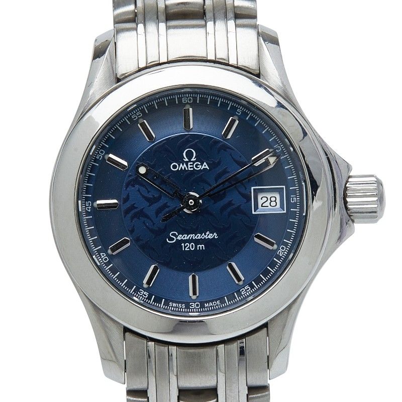 オメガ シーマスター120 ジャックマイヨール 2000本 ステンレススチール レディース OMEGA 1-0245229