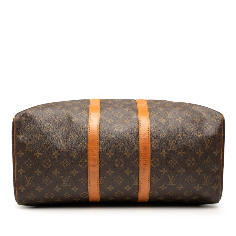 ルイ ヴィトン モノグラム キーポル45 M41428 ブラウン PVC レザー