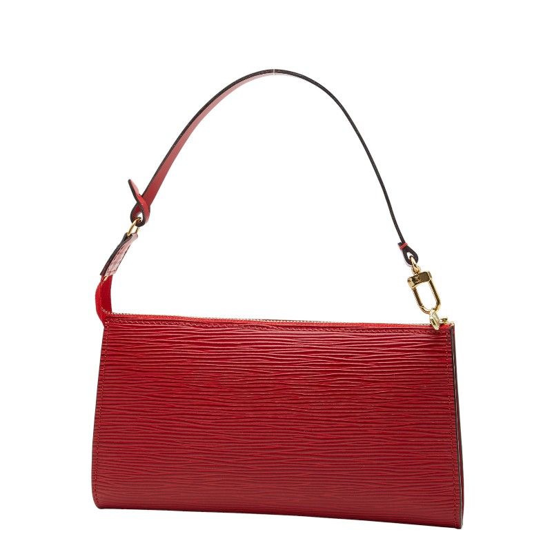ルイ ヴィトン エピ ポシェット アクセソワール ポーチ ハンドバッグ M 52947 カスティリアンレッド レザー レディース LOUIS VUITTON 1-0246505