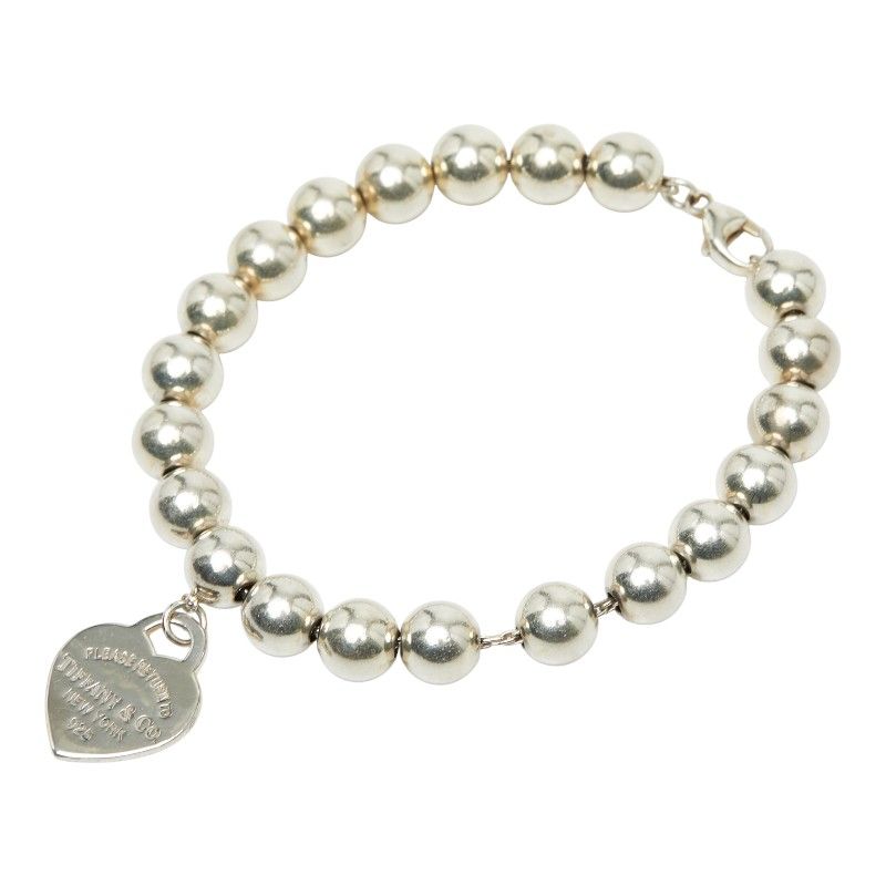 ティファニー リターン トゥ ハートタグ ブレスレット ボールチェーン SV 925 シルバー レディース TIFFANY Co 1 0246511
