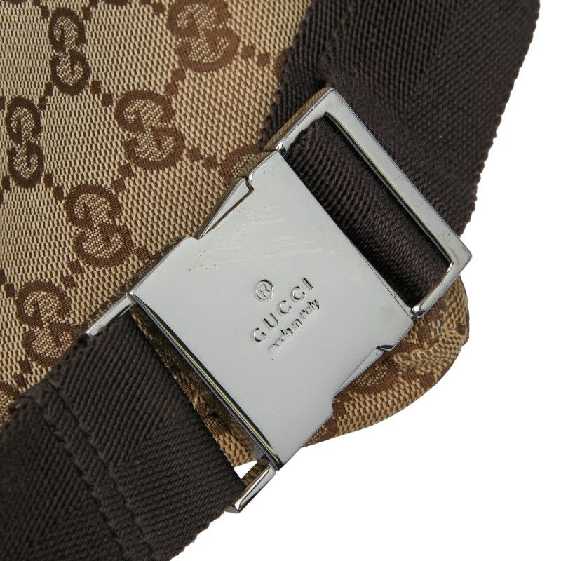 グッチ GGキャンバス ウエストバッグ ボディバッグ 28566 ベージュ