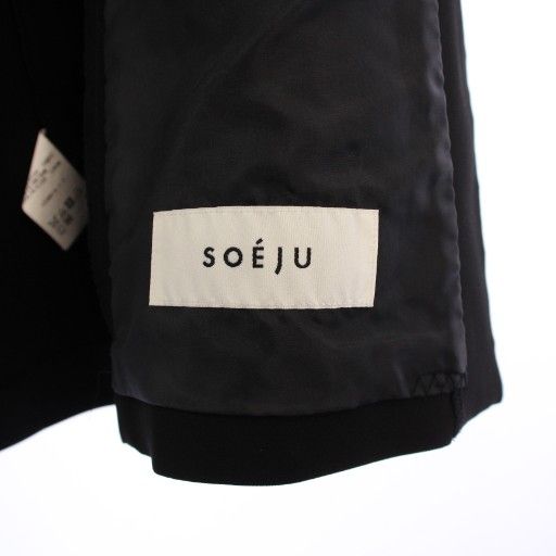 ソージュ SOEJU ストレッチファインロングノーカラージャケット