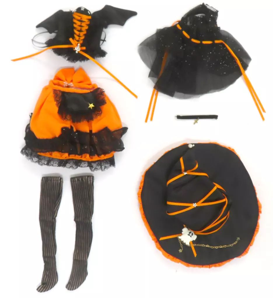 ドール MDD用 Fairy girl party dress orange 衣装セット