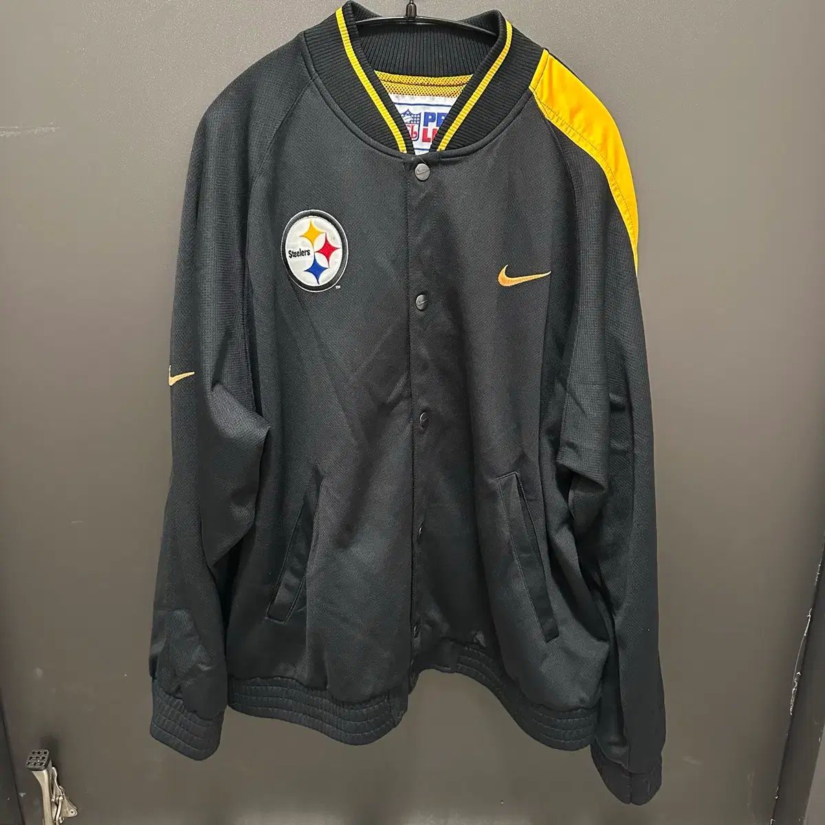 ヴィンテージ NIKE NFL ピッツバーグ スティーラーズ ウォームアップ ジャケット M