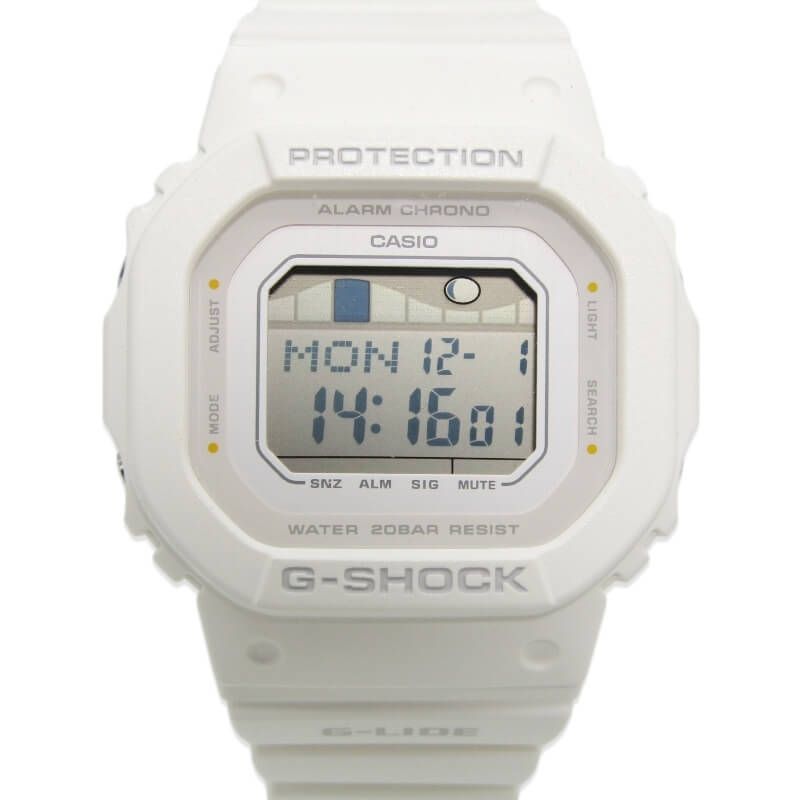 CASIO G-SHOCK Gショック GLX-S 5600-7 BJF G-LIDE タイドグラフ サーフ レディース デジタル ホワイト 白