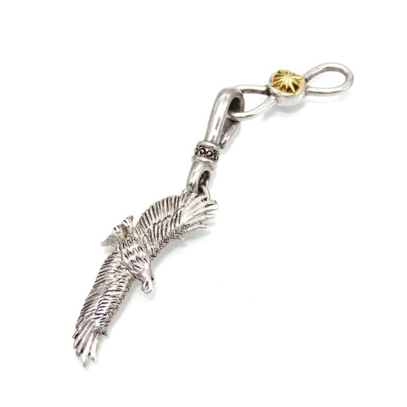 SAAD サード サナ カスタムパーツ フック イーグルチャーム エンドパーツ 3点セット ペンダント ネックレス SV 925 太陽神 K 24 GP