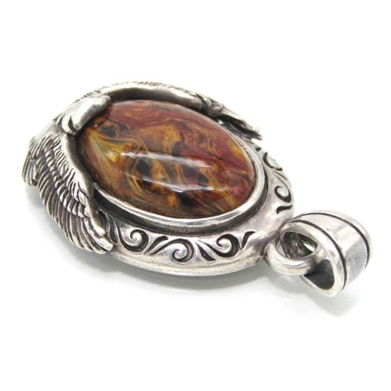 SAAD サード コレクション ペンダント イーグル ピーターサイト 天然石