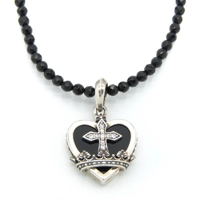 JUSTIN DAVIS ジャスティンデイビス ネックレス SPJ486 BLACK HEART