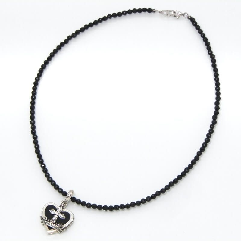 JUSTIN DAVIS ジャスティンデイビス ネックレス SPJ486 BLACK HEART
