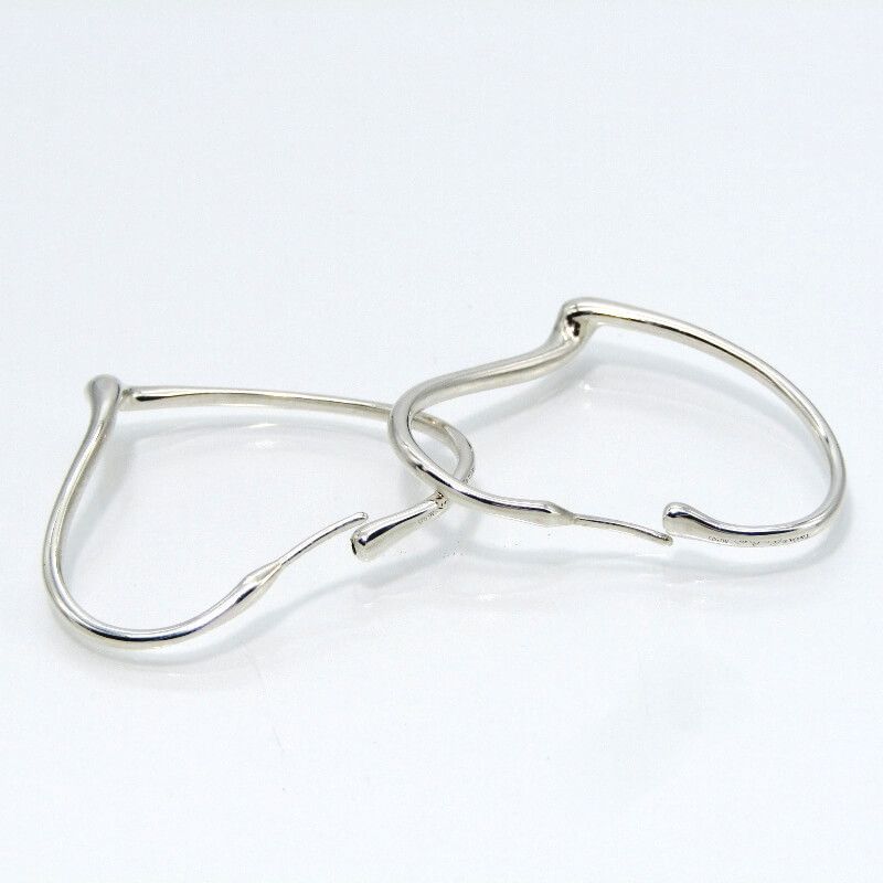Tiffany&co フープピアス オープンハート エルサペレッティ sv925 TIFFANY&Co.（ティファニー） ピアス オープンハート エルサペレッティ