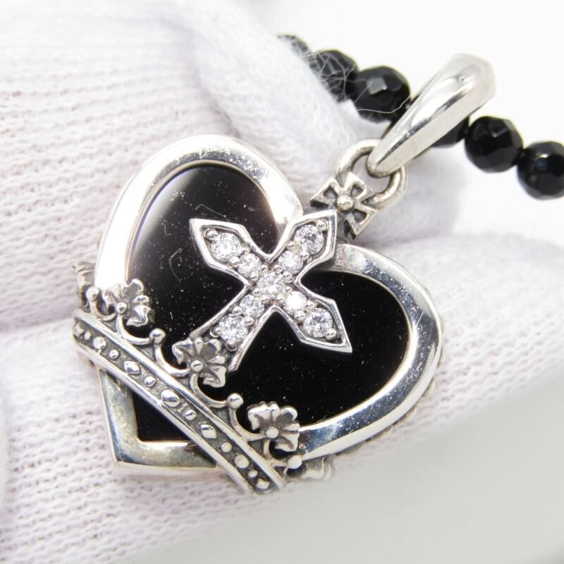 JUSTIN DAVIS ジャスティンデイビス ネックレス SPJ486 BLACK HEART
